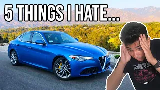 2019 Alfa Romeo Giulia - 5 Things I HATE about my car!