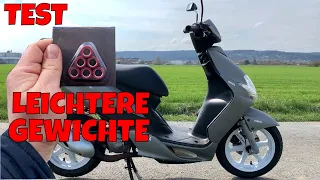 [TEST] Was bringen leichtere Gewichte beim Roller? Wir testen es / Vorher Nachher Vergleich