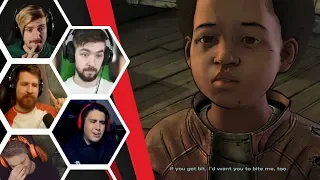 Let's Players Reaction To AJ Wanting To Be Bitten If Clementine Turns | TWD: Broken Toys