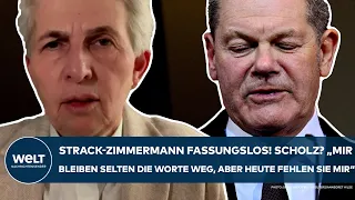 STRACK-ZIMMERMANN: Olaf Scholz? „Mir bleiben selten die Worte weg, aber heute fehlen sie mir!“