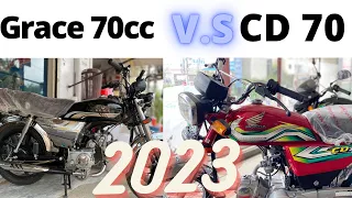 Honda 70cc 2023 review v.s Grace 70cc Special Edition 2023 review/ best comparison