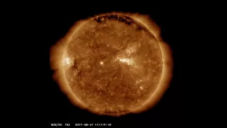 Solar coronal development of the 2017 August 21 Solar Eclipse (SOHO, SDO)