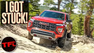Finding The Limit In The 2023 GMC Canyon AT4: Can It Handle This Tough Off-Road Trail?