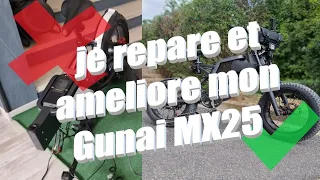 GUNAI MX25 /PROBLEME SAV /REPARATION /CUSTOM #ebike #fatbike #custombike #diy #electricbike #vae