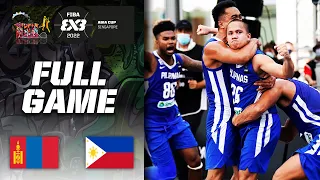 Mongolia v Philippines | Men Quarter-Final | Full Game | FIBA 3x3 Asia Cup 2022