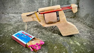 How to make creative crafts with wood and matches - thủ công làm bằng gỗ