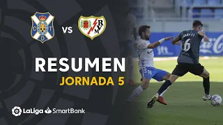 Highlights CD Tenerife vs Rayo Vallecano (1-0)