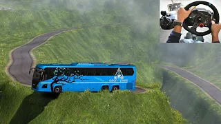 Scania Thrilling bus driving | Indian Driver | Euro truck simulator 2 with bus mod