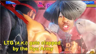 Street Fighter 6 - LTG Low Tier God (A.K.I.) gets clapped by the Ryu Army