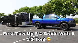 Towing Up 6% Grade With A RAM 1500 Rebel!!! || Can It Dethrone The Chevy Silverado Max Tow???