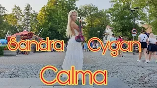 🌴❤ Calma - Pedro Capó🌴❤ street performance electric violin 🎻by Sandra Cygan / MIELNO 2019 🙂