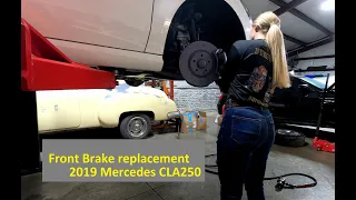DIY Mercedes CLA 250 Front Brakes