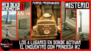 RDR 2 - Los 4 Lugares en Donde Activar el Encuentro Con Princesa IKZ - Perros Programados - Misterio