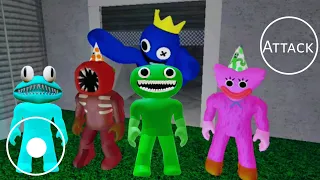 Playing As All Bosses From Rainbow Friends Vs Doors Vs Poppy Playtime 3 In Rainbow Friends Gameplay