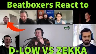 Beatboxers React to SBX KICKBACK BATTLE 2021 FINAL Results | D-LOW VS ZEKKA