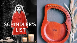 Schindler's List Girl in Red (Oyf'n Pripetshok / Nacht Aktion) - Jewish Folk Song on Lyre Harp