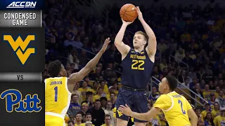 West Virginia vs. Pittsburgh Condensed Game | ACC Men's Basketball 2019-20