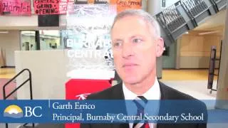 Opening of new Burnaby Central Secondary school