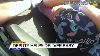 Sheriff's deputy helps deliver baby along Florida highway