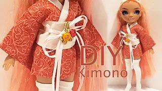 DIY Kimono For Rainbow High Dolls! Free Pattern!