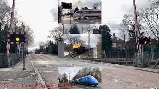 A Few Trains at Killingworth Level Crossing, Tyne and Wear