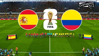 SPAIN vs COLUMBIA | FINAL | FIFA WORLD CUP 2026 | Full Match All Goals | PES Gameplay