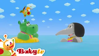 Los Pequeñines  Playa 🏖️  | Dibujos animados para niños | Episodio completo @BabyTVSP