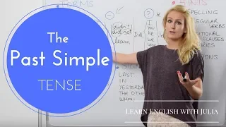 English Grammar Rules: Simple Past Tense - Learn English with Julia