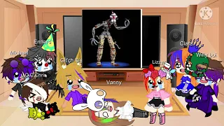 Aftons react to cursed images | Fnaf | Gacha club