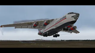 "Морозный дальняк". Полёт в Антарктику. Ил-76 для X-Plane 11.