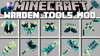 Minecraft WARDEN TOOLS / WARDEN ARMOR MOD! (Minecraft Mods)