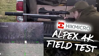 HIKMICRO Alpex LRF 4K Day & Night Field Review. Episode 1: Zeroing