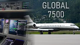 Bombardier Global 7500 - Next Gen Private Jet Cockpit Tour
