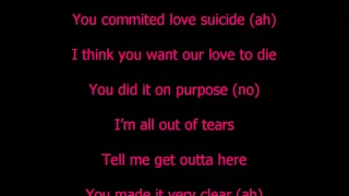 Tinie Tempah  ft. Ester Dean - Love Suicide Lyrics