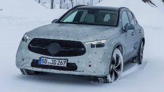 New Mercedes GLC 2023 - FIRST LOOK & details (Camo wrap)