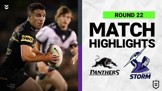 Penrith Panthers v Melbourne Storm | Match Highlights | Round 22, 2022 | NRL