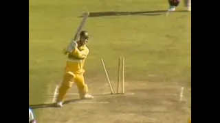 Curtly Ambrose quick and Perfect Yorker vs Australia 1988/89