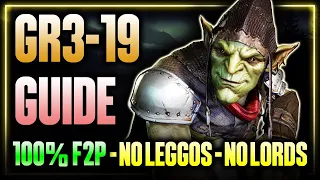 Gear Raid 3-19 NO LORD - F2P DEFINITIVE GUIDE: ONLY EPICS & RARES! ⁂ Watcher of Realms