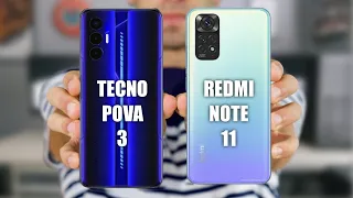 Redmi Note 11 Vs Tecno Pova 3