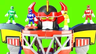 Power Rangers megazord Stops Villains