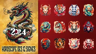 Horoscope Chinois 2024 - Prévisions pour les 12 signes du zodiaque chinois