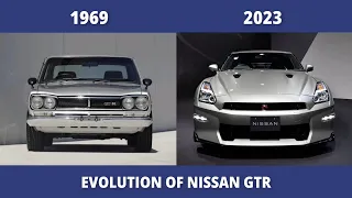 Evolution of Nissan GTR (1969 - 2023)