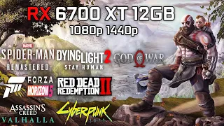 AMD RX 6700 XT 12GB + RYZEN 5 5600X | Test in 15 Games | 1080p - 1440p | in 2022