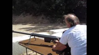 wife shooting the anzio ironworks 20mm rifle