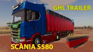 FS19 - Scania S580 & GHL Trailer