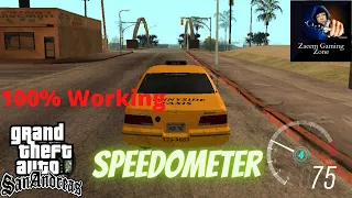 How to download and install Speedometer mod in GTA San Andreas ||Zaeem Gaming Zone||