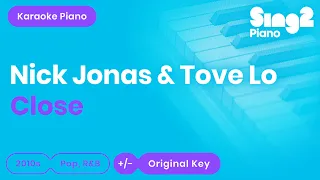Nick Jonas, Tove Lo - Close (Piano Karaoke)