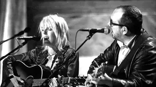 Lucinda Williams and Elvis Costello - Wild Horses (live)