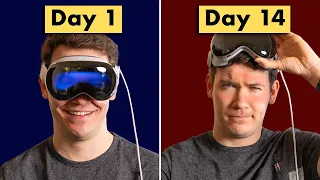 Reviewing Apple Vision Pro - Day 1 vs. Day 14