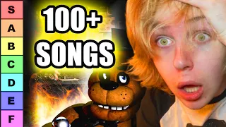 Reacting to and Ranking EVERY FNAF Song From Worst to Best (100+ Songs)